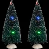 ACCESSOIRE VILLAGE DE NOEL SAPIN LUMINEUX X2 15CM