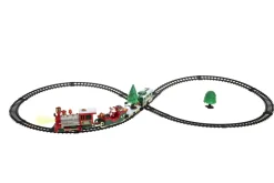ACCESSOIRE VILLAGE DE NOEL TRAIN 22 PIECES LUMINEUX MUSICAL