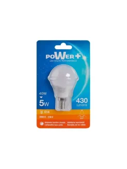 AMP.LED E14 5W 40W A50 LIC