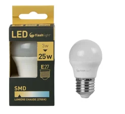 AMPOULE LED BOULE E27 3W