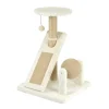 ARBRE A CHAT STATION DE JEU AVEC JOUET ET GRIFFOIRS H.54CM