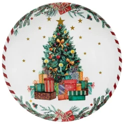 ASSIETTE DE PRESENTATION SAPIN CADEAU 33CM