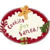 ASSIETTE EN CERAMIQUE NOEL 27.5X22X3CM
