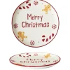 ASSIETTE MERRY CHRISTMAS D.25.5CM