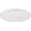 ASSIETTE RONDE CREUSE ARGENT BORD POIS 33X1.5CM