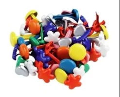 ATTACHES PARISIENNES COEUR 0.6 X 1.2 CM X 50 PCS