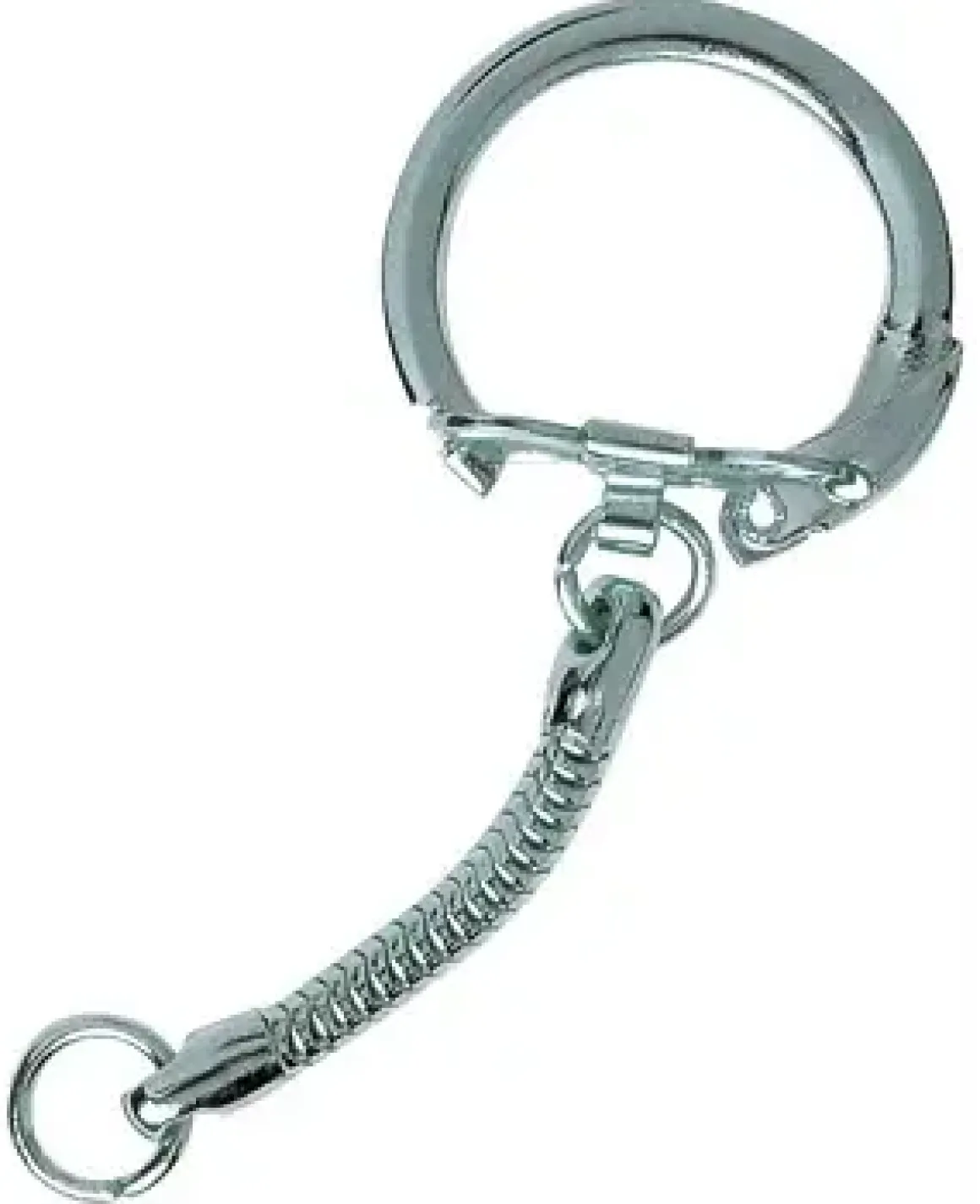 ATTACHES PORTE CLES ARGENT X 10 PCS