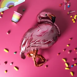 BALLON ALUMINIUM FLAMANT 50CM