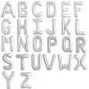 BALLON ALUMINIUM LETTRE 35CM ARGENT