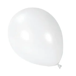 BALLON BLANC N12 X10PCS