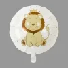 BALLON METALLIQUE LION D.45CM