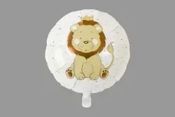 BALLON METALLIQUE LION D.45CM