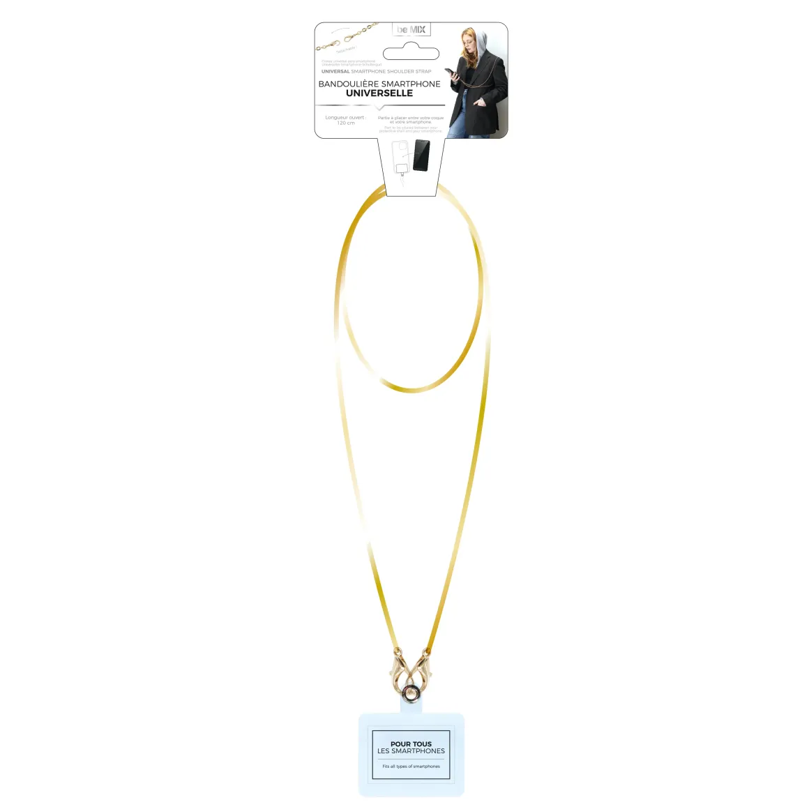 BANDOULIERE SMARTPHONE UNIVERSELLE METAL