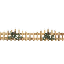 BARRIERE BOIS ENNEIGEE AVEC HOUX L.19CM