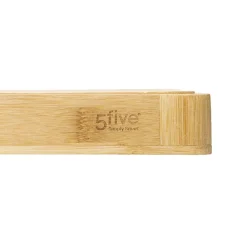 BOITE A BIJOUX MIROIR BAMBOU CUIR