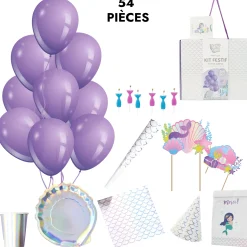 BOITE ANNIVERSAIRE SIRENE 53 PIECES