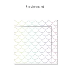 BOITE ANNIVERSAIRE SIRENE 53 PIECES