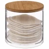 BOITE BAMBOU 14 DISQUES COTON LAVABLES SELENA