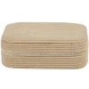 BOITE BIJOUX VELOURS COTELE RECTANGLE