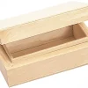 BOITE BOIS CARREE 10 X 6 X 3.7 CM
