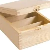 BOITE BOIS RANGEMENT PHOTOS 24 X 17 X 10.5 CM