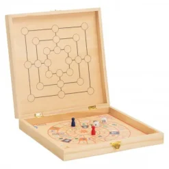 BOITE DE JEUX EN BOIS