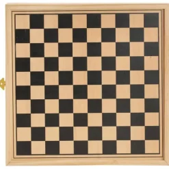 BOITE DE JEUX EN BOIS