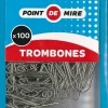 BOITE DE 100 TROMBONES GALVA
