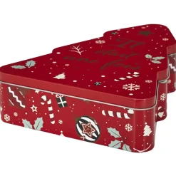 BOITE METAL FORME SAPIN NOEL