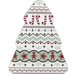 BOITE METAL FORME SAPIN NOEL