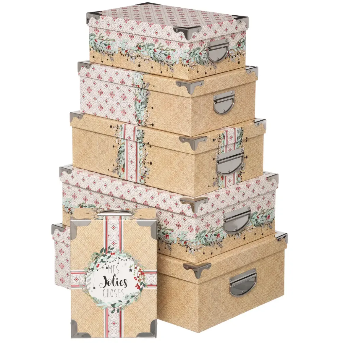 BOITE RECTANGLE CARREAUX CIMENT D.40X26.5X13.8CM
