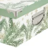 BOITE RECTANGLE GIVRE D HIVER D.28X19.5X10.8CM