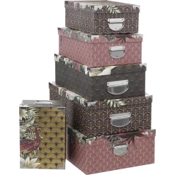 BOITE RECTANGLE NEW ORLEANS D.40X26.5X13.8CM