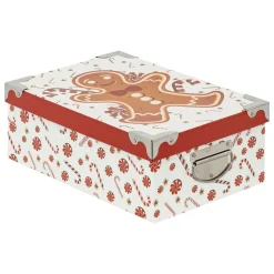 BOITE RECTANGLE PAIN EPICE D.28X19.5X10.8CM