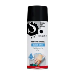 BOMBE DE PEINTURE MULTI SUPPORTS NOIR MAT 350ML