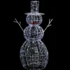 BONHOMME DE NEIGE 3D LUMINEUSE 200 LED 8 FONCTIONS H.120CM
