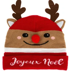 BONNET NOEL ENFANT 3D