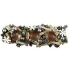 BOUGEOIR PERLES ET FLOCONS D.39CM