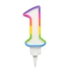 BOUGIE ANNIVERSAIRE CHIFFRE 1