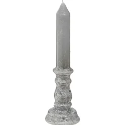 BOUGIE CHANDELLE PAILLETTE H.20CM 98G ARGENT