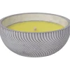 BOUGIE CITRONNELLE POT CIMENT GRAND MODELE VAGUE