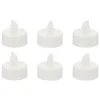 BOUGIE LED CHAUFFE PLAT BLANCHE X6 PIECES