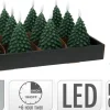 BOUGIE LED SAPIN D.11CM VERT