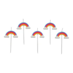 BOUGIE RAINBOW 3D X5 PIECES