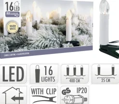 BOUGIES LED CHAUD BLANC AVEC ADAPTATEUR
