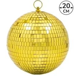 BOULE A FACETTES OR 20CM