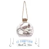 BOULE FIOLE INTERIEUR DECO VERRE 8CM
