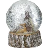 BOULE NEIGE BICHE FAON 8CM