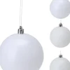 BOULE NOEL BLANC D.14CM