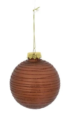 BOULE NOEL COPPER 8CM